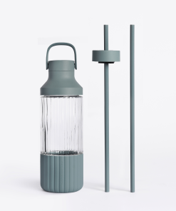 Beast Health™ Dual Cap Glass Hydration Bottle