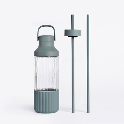 Beast Health™ Dual Cap Glass Hydration Bottle
