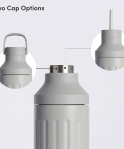 Beast Health™ Dual Cap Stainless Steel Hydration Bottle