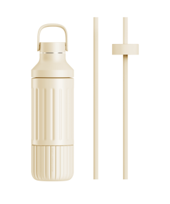 Beast Health™ Dual Cap Stainless Steel Hydration Bottle