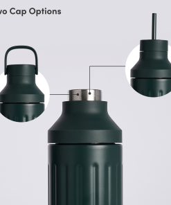 Beast Health™ Dual Cap Stainless Steel Hydration Bottle