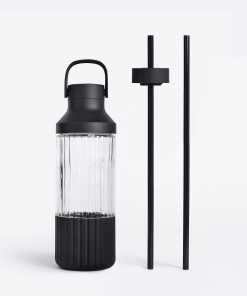 Beast Health™ Dual Cap Glass Hydration Bottle