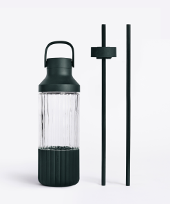 Beast Health™ Dual Cap Glass Hydration Bottle