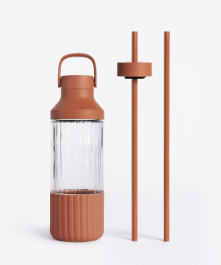 Beast Health™ Dual Cap Glass Hydration Bottle