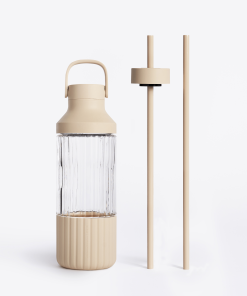 Beast Health™ Dual Cap Glass Hydration Bottle