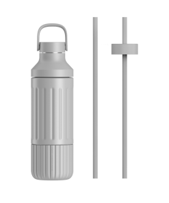 Beast Health™ Dual Cap Stainless Steel Hydration Bottle