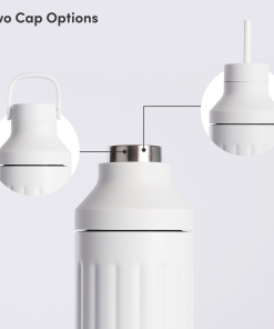 Beast Health™ Dual Cap Stainless Steel Hydration Bottle