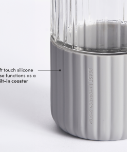 Beast Health™ Dual Cap Glass Hydration Bottle