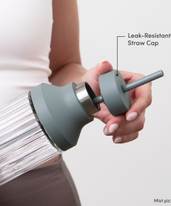 Beast Health™ Dual Cap Glass Hydration Bottle
