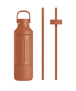 Beast Health™ Dual Cap Stainless Steel Hydration Bottle